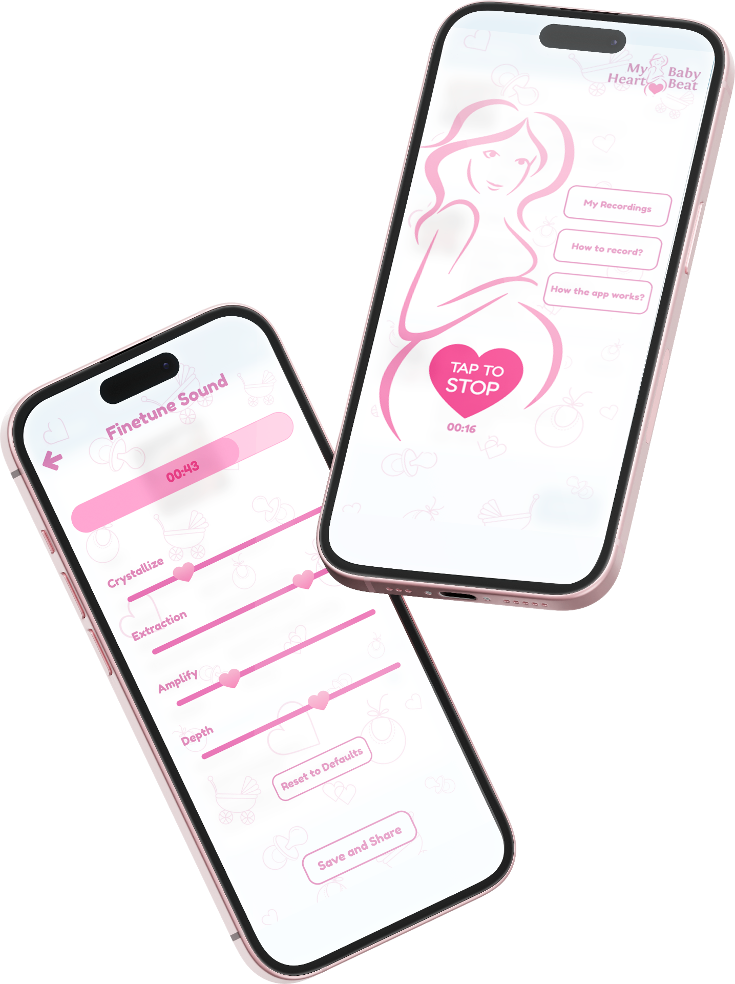 Hear My Baby Heartbeat Monitor screenshot