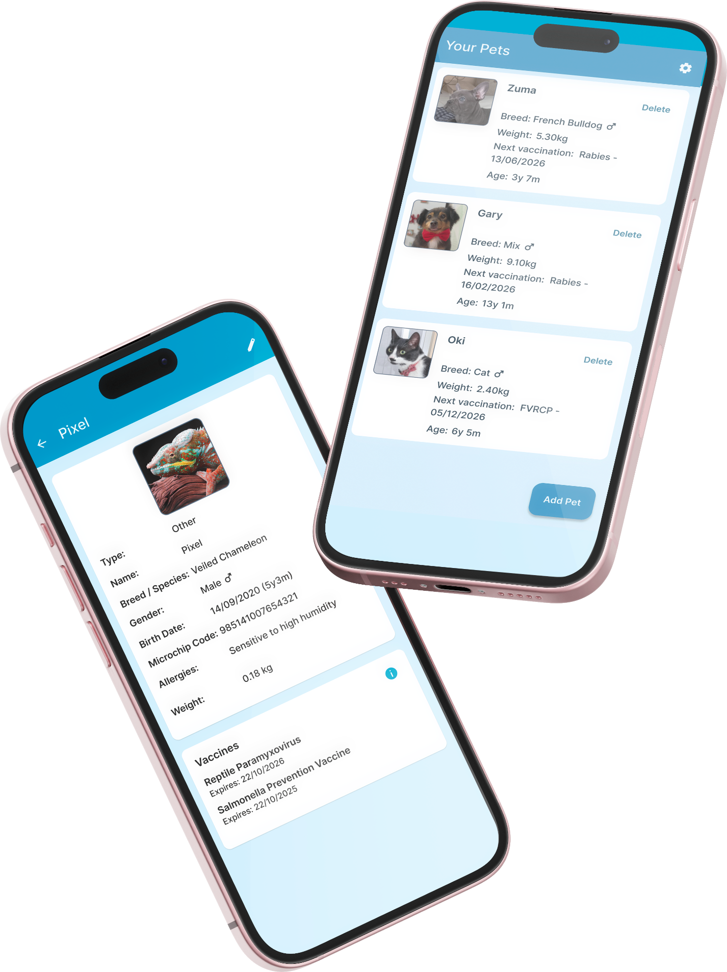 Pet Health Tracker Reminder screenshot